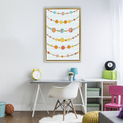 Cadre flottant Friendship Beads BFF, design par Connie Summers