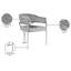 Chaise en velours Kirsi-75000021-75000018