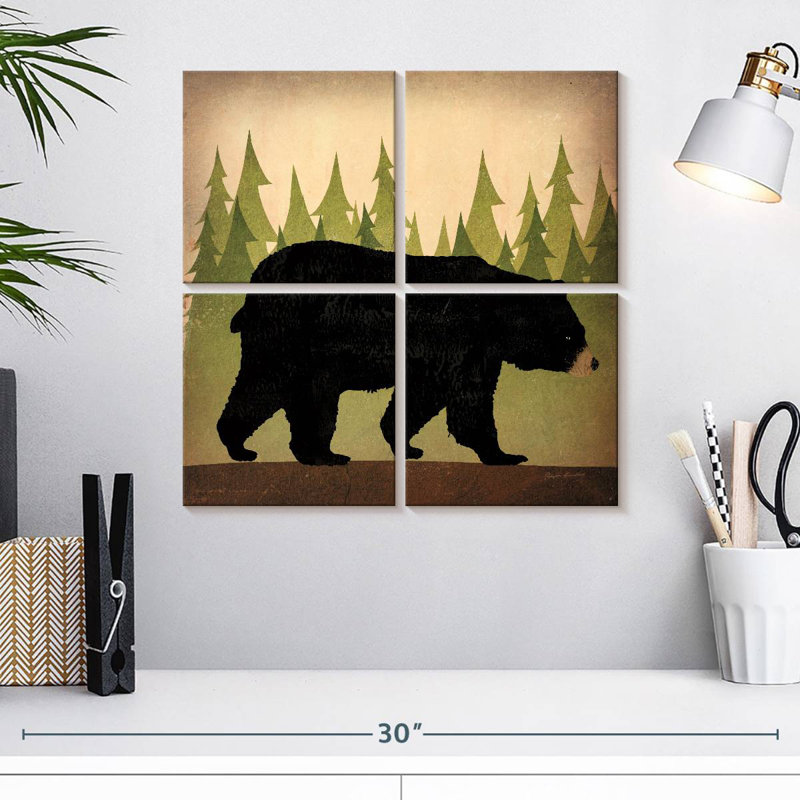 «Brampt Take a Hike Bear» sans mots, H 18 po x l 18 po