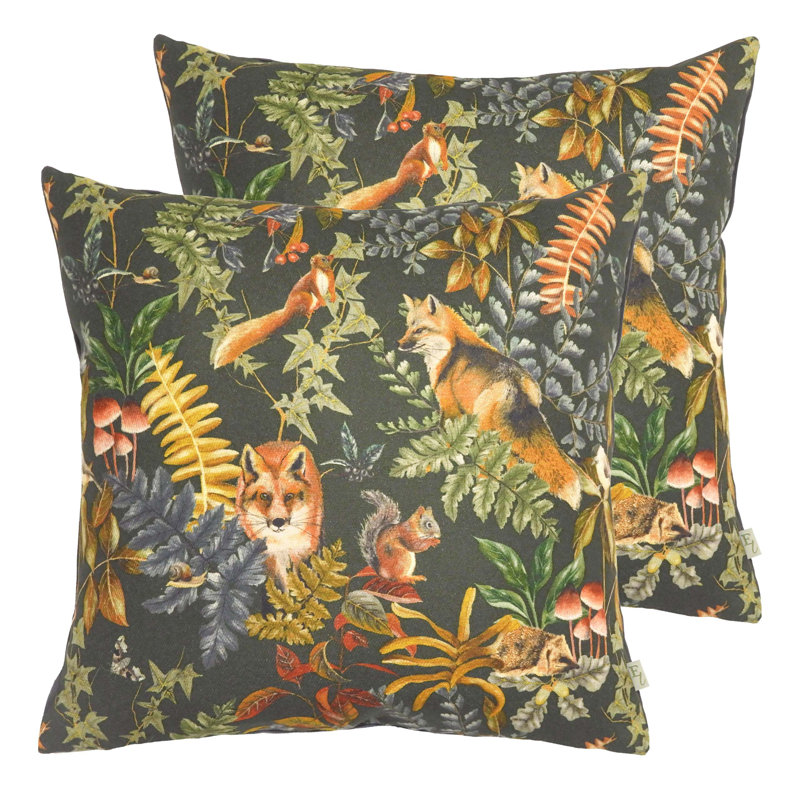 Floral Square Cushion