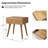 Iasiah 23.75" H Manufactured Wood End Table with Charging Station -1319200510