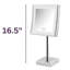 Miroir de maquillage lumineux de table 8 "x 8" Terrera