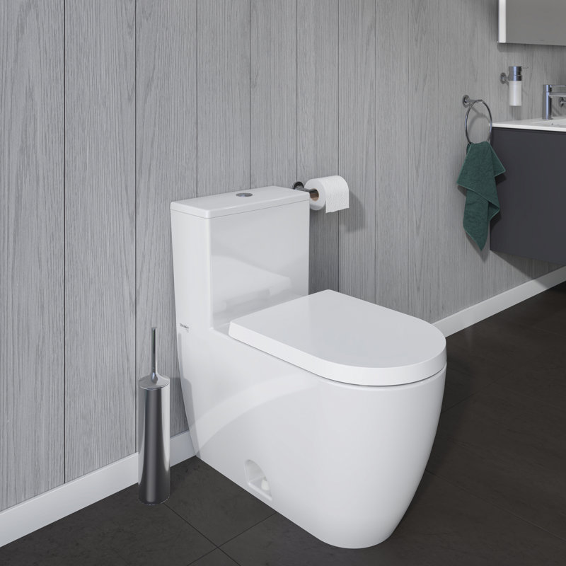 Duravit Me By Starck Dual-Flush Elongated One-Piece Toilet (Seat Included)