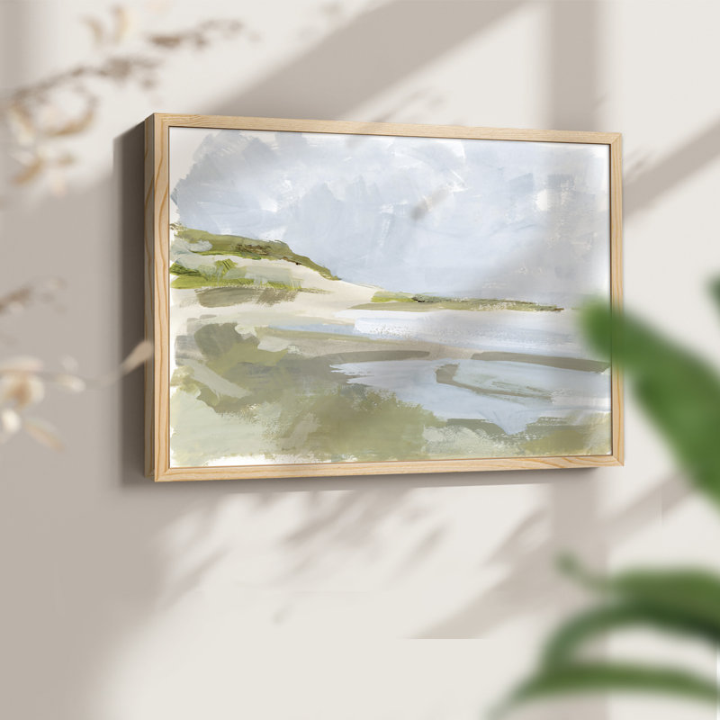 Sea Cove Impression II - Reproduction encadrée - Restickable, H 8 po x l 10 po, Naturel