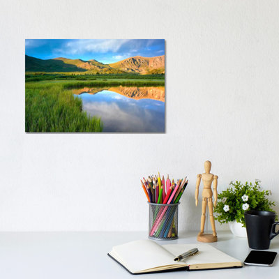 Mount Bierstadt From Guanella Pass Reflected In Pond, Colorado by Tim Fitzharris - Gallery-Wrapped Canvas Giclée on Canvas