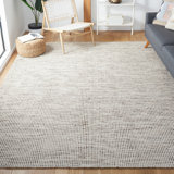 Corenia Hand Tufted Wool/Cotton Rug in Brown/Ivory