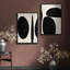 Art mural encadré, rétro, antique, classique pour chambre à coucher - 16 po x 24 po x 2 panneaux-60497540-60497542