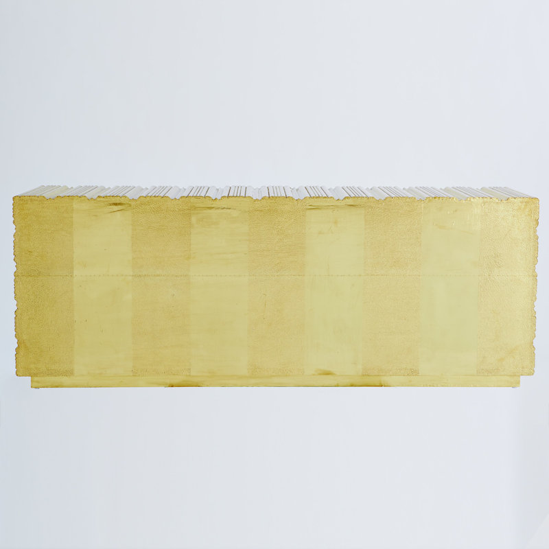 Linenfold Cabinet, Brass