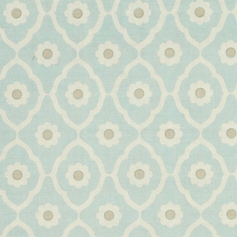 Tissu Schumacher x Veere Grenney Soundess, Turquoise
