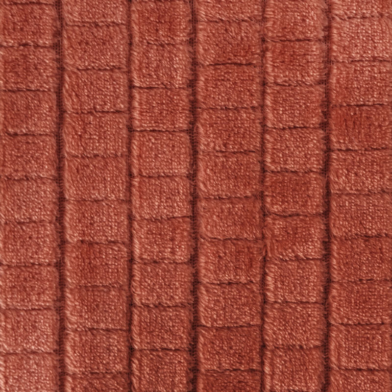 Montevia Polyester No Pattern Bedspread, Brick, 220cm W x 200cm L