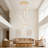 Elivia 8 - Light Modern Dimmable LED Large Staircase Cluster Pendant Light Chandelier