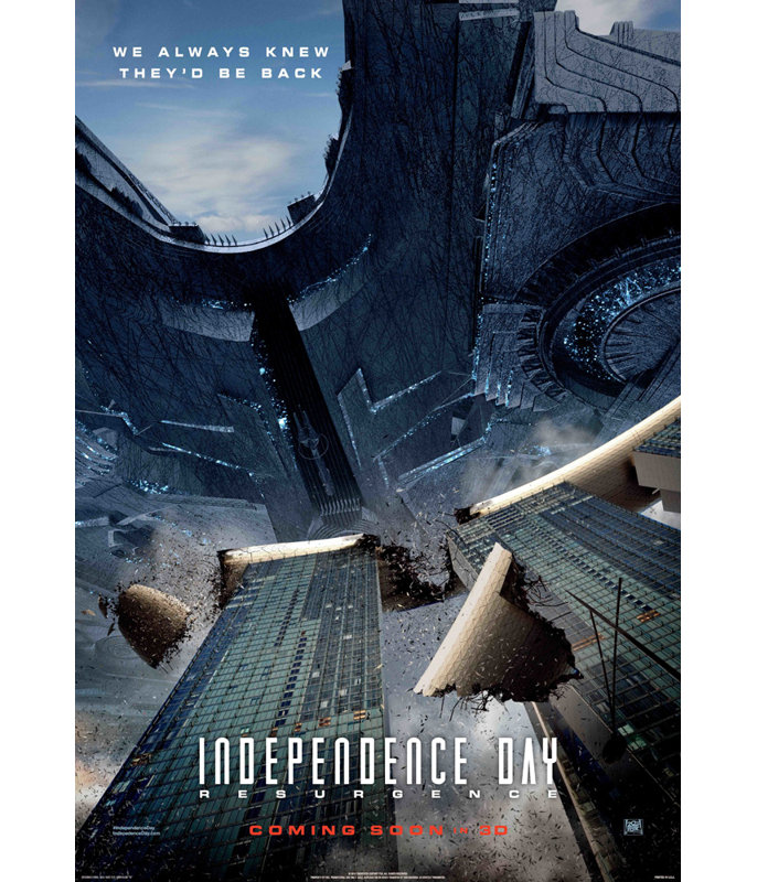 Independence Day Resurgence, 18" H x 12" W