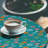 Ambesonne Christmas Fitted Round Tablecloth Teal Multicolor-99101021