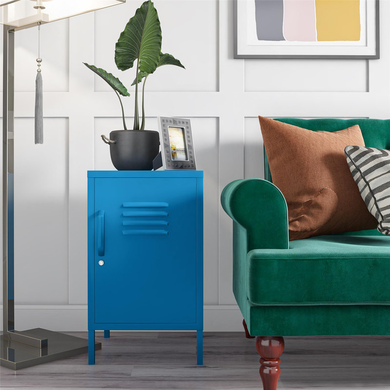End Table, Blue