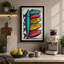 Stacked Fish Geometric - Print-136806427-136806431