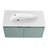 Floating Bathroom Vanity with Drop-Shaped Resin Sink