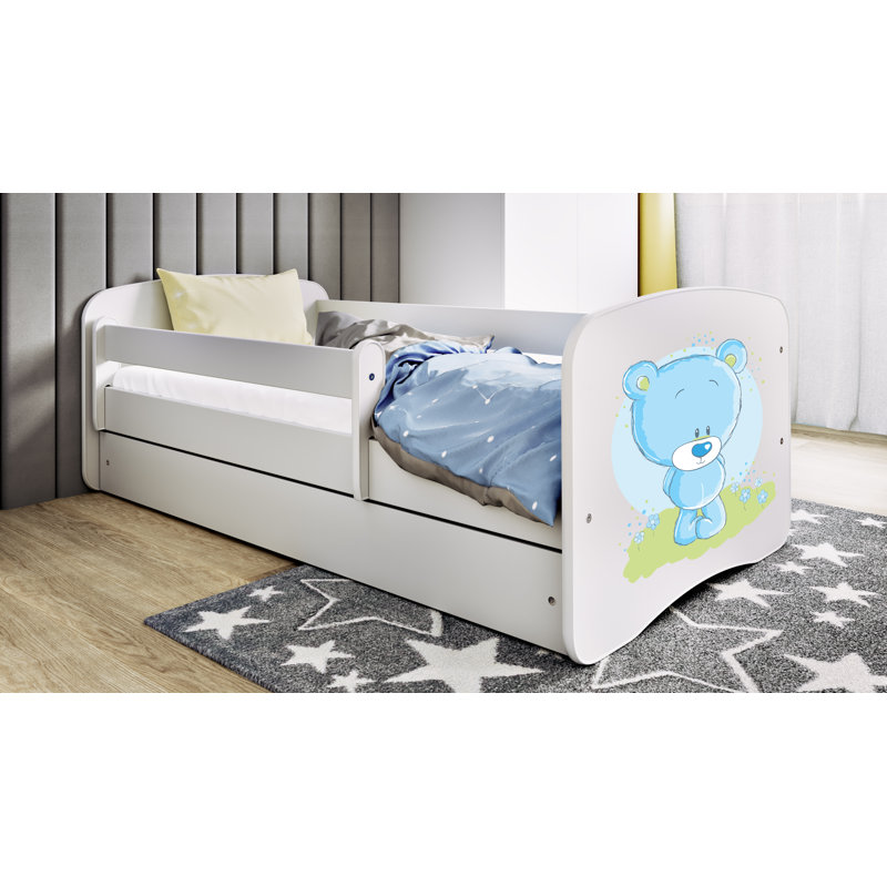 Cicero Kids with Drawers, White, 80 x 180cm