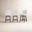 Tabouret de bar pivotant Zahara Neri-107095828