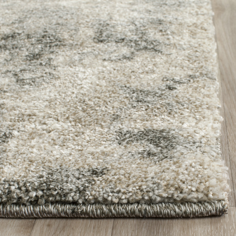 Tapis performance abstrait rétro Arlinda, Rectangle 11 pi x 15 pi