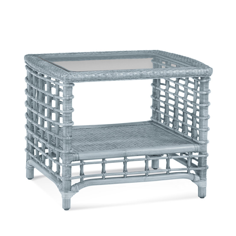 Bridgehampton End Table, Sea Glass