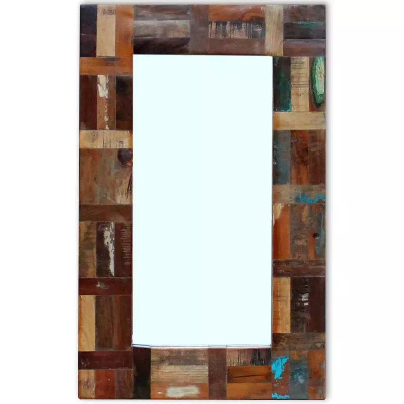 Manisha Mirror Solid Reclaimed Wood 80x50 cm