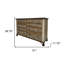 Commode double 61 po 61 po