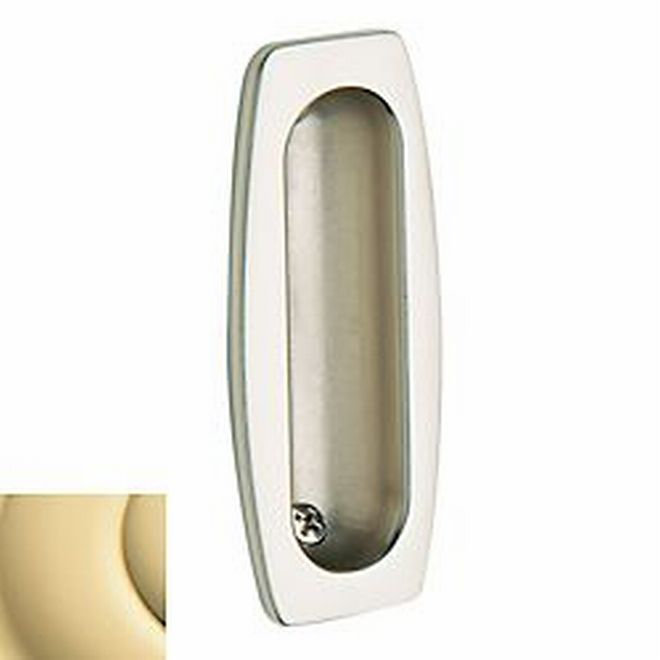 Flush Pull, Unlacquered Brass