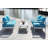 Lennon 4 - Person Patio Conversation Set with Cushions-233746842