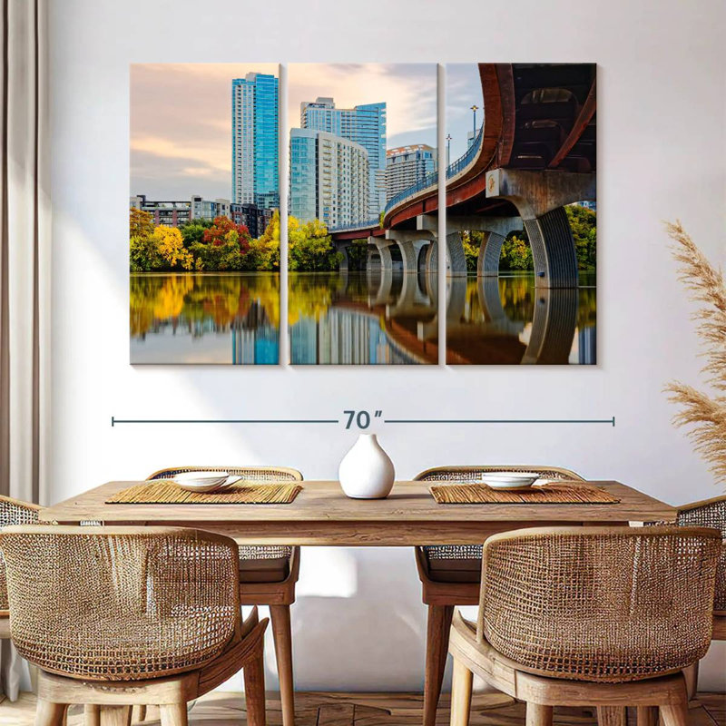 Paysage urbain urbain Sirci Austin, H 42 po x l 65 po