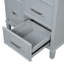 Meuble-lavabo de salle de bain avec lavabo en céramique et tiroir escamotable, 30 po-749095943