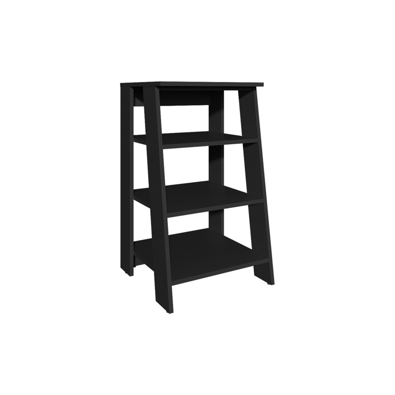 30" High Shelf, Black - Clean Design For Bathroom & Living Room 4 Construction, Efficient Space  30", Black