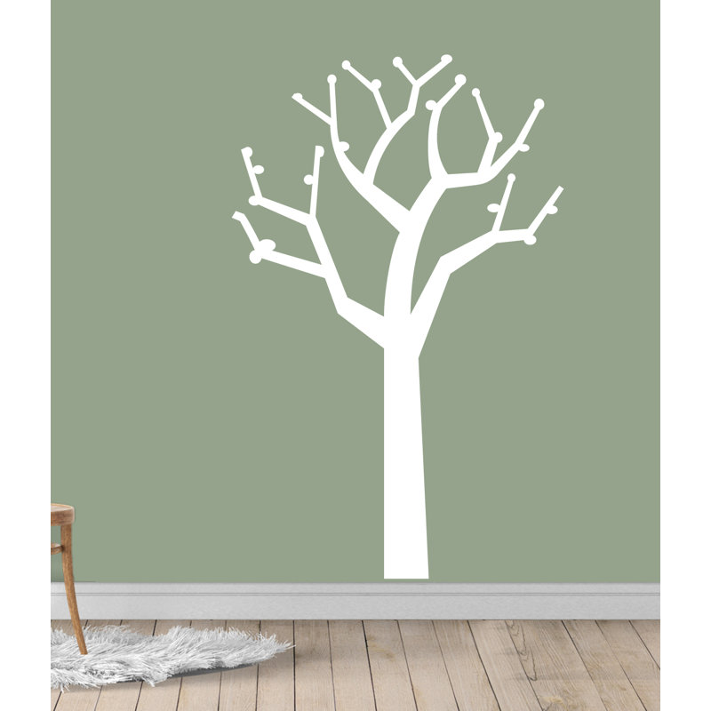 Décalcomanies murales arbre, Blanc