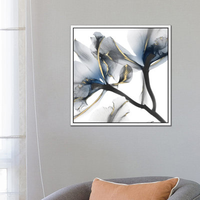 Indigo Luster Cyclamen II by Albert Koetsier - Wrapped Canvas Print