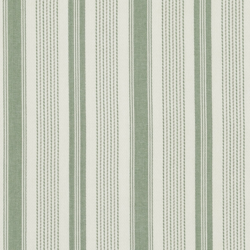 Bridport Purbeck Stripe 100% Cotton Performance Fabric, Green