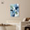 «Frozen Mist I», reproduction d'art sur toile encadrée par Art Remedy, cadre blanc, 30 x 45