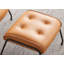 Fauteuil d'appoint en cuir fleur Zusa-512129711