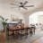Vaczon 60" Modern Smart Large Ceiling Fan with Dimmable 3CCT LED Lights, 6-Speed Reversible DC Motor, Timer, Remote and App Control-1673542287