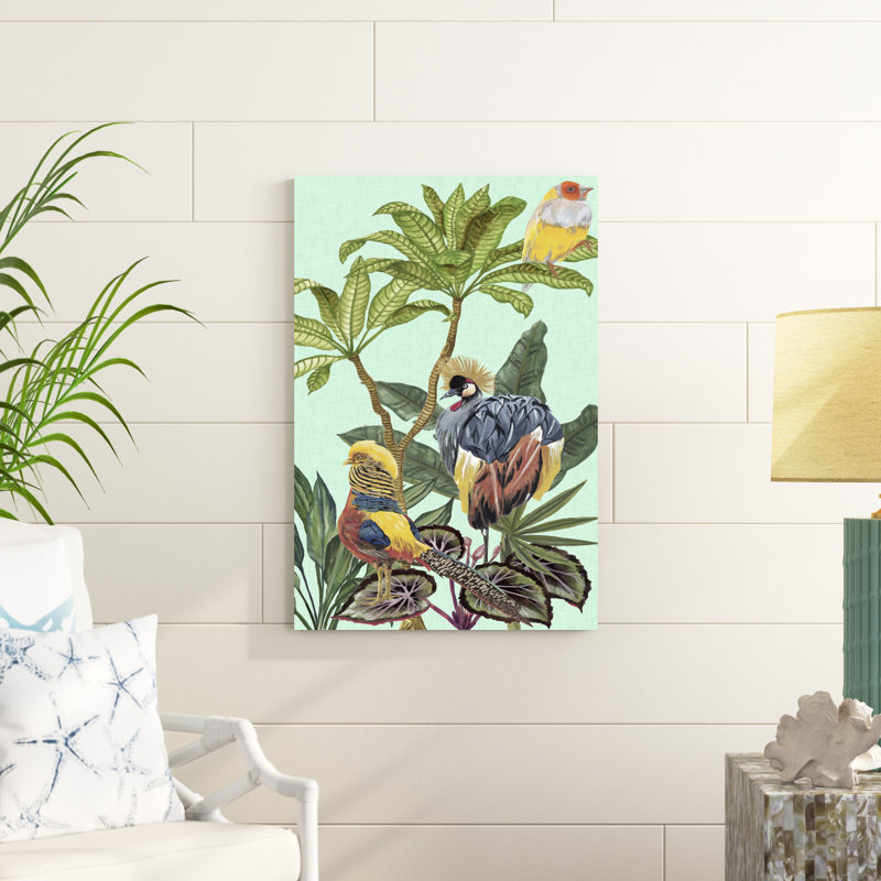 Birds Paradise IV, H 36 po x l 24 po x P 1,25 po