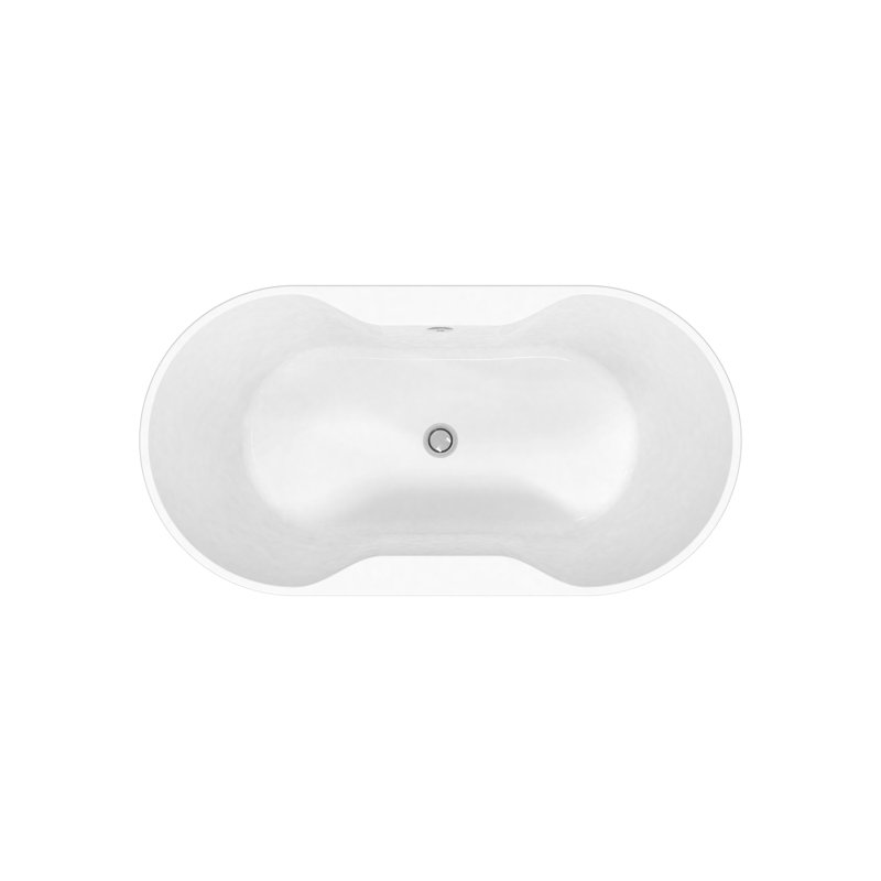 67'' x 34'' Soaking Acrylic Bathtub