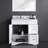 36'' Single Bathroom Vanity with Engineered Marble Top
