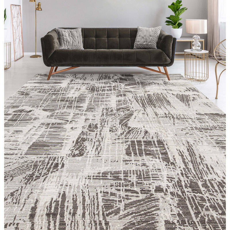 Abstract Area Rug, Rectangle 6' x 9'