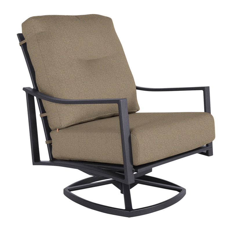 Avana Outdoor Rocker Chair, Graphite, Harris Stone