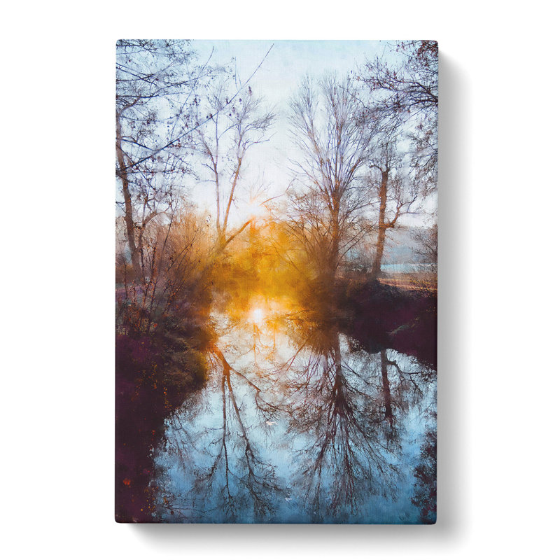 Trees - Wrapped Canvas Painting, 76cm H x 45cm W x 4cm D