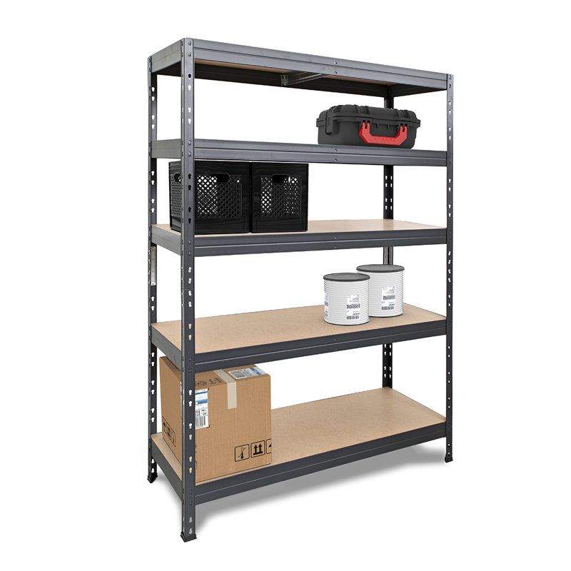 Heavy-Duty Steel 5-Shelf Garage Storage Unit, 48in x 20in x 70in