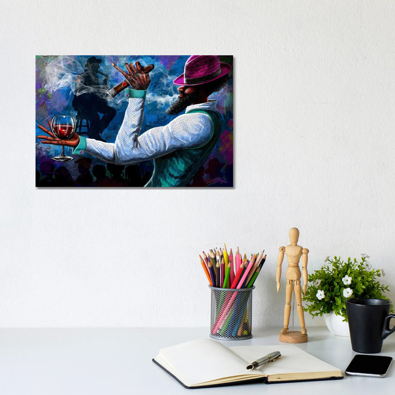 Cigars And Brandy - Gallery-Wrapped Canvas Giclée