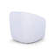 Modern White Swivel Accent Chair