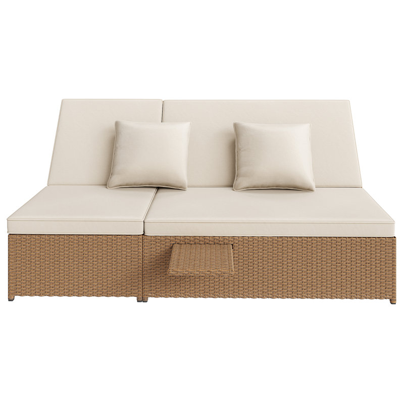 199cm Long Double Chaise with Cushions