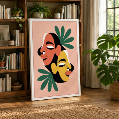 Duality in Harmony Modern - Wrapped Canvas