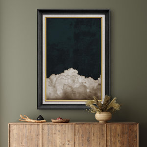 Clouds In The Sky Minimalist Rustic Decor Vintage Wall Art Frame Canvas Print Artwork Decoration