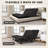 Boltz Adjustable Bed Frame with 5-Part Design & Corded Remote Control-1619609974
